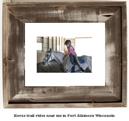 horse trail rides near me in Fort Atkinson, Wisconsin